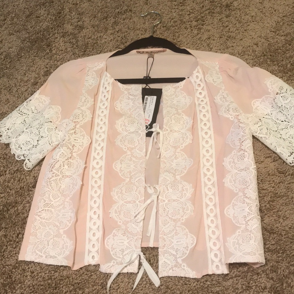 Hayley tie front top